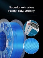 Creality PLA Filament 1,75 mm, 3D Yazıcı Filamenti, 1,0 kg (2,2 lbs) Makara, Çözgü Arttırılmış Tokluk Yok, Boyutsal Doğruluk ± 0,03 mm Baskı Filamenti, 3D Yazıcılar için (Yağmur Yayı)