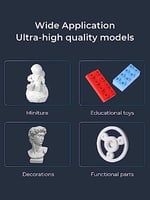 Creality PLA Filament 1,75 mm, 3D Yazıcı Filamenti, 1,0 kg (2,2 lbs) Makara, Çözgü Arttırılmış Tokluk Yok, Boyutsal Doğruluk ± 0,03 mm Baskı Filamenti, 3D Yazıcılar için (Yağmur Yayı)