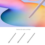 Create idea 5 ADET Dokunmatik Stylus S Kalem Yedek Yedek Uçları Kaldır Aracı ile Samsung Galaxy Tab S7/S7+(4G/5G) Tab S6/S6 5G/S6 Lite Siyah Gri ile Uyumlu