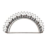 Creative CO-OP Rust metal Curtain Crown