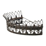 Creative CO-OP Rust metal Curtain Crown