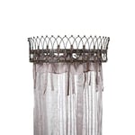 Creative CO-OP Rust metal Curtain Crown