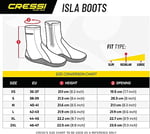 Cressi Isla Boots – Premium Neopren Ayak Tabanı – Taban Kaymaz