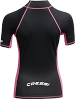 Cressi Kadın Rash Guard kısa kollu triko, elastik dokuma, UV güneş korumalı (UPF) 50+ (tekli paket)