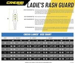 Cressi Kadın Rash Guard kısa kollu triko, elastik dokuma, UV güneş korumalı (UPF) 50+ (tekli paket)