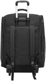 Cressi Moby Trolley Bag - Spor ve Seyahat için İdeal Sağlam ve Geniş Tekerlekli Çanta, Siyah/Sarı, Unisex
