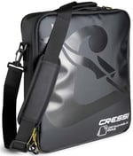 Cressi Moby Trolley Bag - Spor ve Seyahat için İdeal Sağlam ve Geniş Tekerlekli Çanta, Siyah/Sarı, Unisex