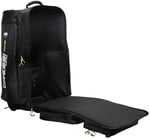 Cressi Moby Trolley Bag - Spor ve Seyahat için İdeal Sağlam ve Geniş Tekerlekli Çanta, Siyah/Sarı, Unisex