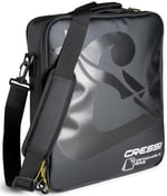 Cressi Moby Trolley Bag - Spor ve Seyahat için İdeal Sağlam ve Geniş Tekerlekli Çanta, Siyah/Sarı, Unisex