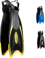 Cressi Palau Saf Fins yüzme ve şnorkel için ayarlanabilir kısa palet - Seçenekler: XS/S (35/38), S/M (38/41), L/XL (44/47)