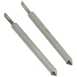 Cricut 2007457 Fine-Point yedek bıçak uçları ince uç (2 ct), metal, 2'li paket