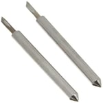 Cricut 2007457 Fine-Point yedek bıçak uçları ince uç (2 ct), metal, 2'li paket