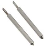 Cricut 2007457 Fine-Point yedek bıçak uçları ince uç (2 ct), metal, 2'li paket