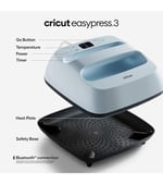 CRICUT 2009146 EASYPRESS 3 ISITICI MAVİ (23x23cm)