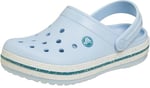 Crocband Clog K Benekli Bantlı Mavi Çocuk Terlik