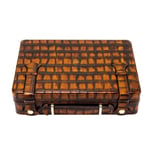 Croco Desen Seyahat Puro Kutusu Humidor İçi Sedir Kahve 18's