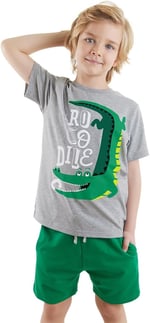 Croco Erkek Çocuk T-shirt Şort Takım
