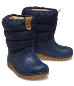 Crocs 207684 Classic Neo Puff Boot T Lacivert Çocuk Bot