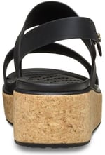 Crocs Brooklyn Cork Low Wedge SandaletKadın