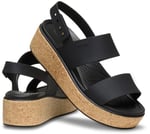 Crocs Brooklyn Cork Low Wedge SandaletKadın