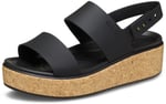Crocs Brooklyn Cork Low Wedge SandaletKadın