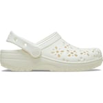 Crocs Classic Clogs With Floral Cut Out Design Takunyaunisex-yetişkin