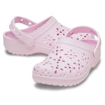 Crocs Classic Floral Cut Out Clog K Ev TerliğiUnisex Çocuk