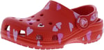 Crocs Classic Vday Clog T Çocuk Terliği 209755-6ZR Kırmızı