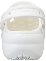 Crocs Kadın Classic Platform Clog W Terlik, White, 39-40 EU