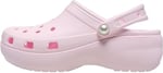 Crocs Kadın Classic Platform Pearl Terlik - Pembe