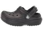Crocs Kids' Classic Lined Clog | Kids' Slippers, Black, 2 Little Kid