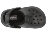 Crocs Kids' Classic Lined Clog | Kids' Slippers, Black, 2 Little Kid