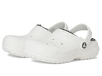 Crocs Üniseks Çocuk Klasik Astarlı Terlik K, Beyaz Gri, 43 EU
