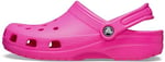 Crocs Üniseks yetişkin klasik terlik, kadınlar ve erkekler için terlik, Pembe Ezmek, 38/39 EU