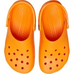 Crocs Unisex Çocuk Classic Clog K/T Terlik, Orange Zing, 29/30 EU