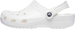 Crocs Unisex Men's and Women's Classic Sparkly Clog | Metallic and Glitter Shoes, White, 7 US