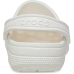 Crocs Unisex Men's and Women's Classic Sparkly Clog | Metallic and Glitter Shoes, White, 7 US