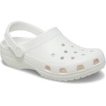 Crocs Unisex Men's and Women's Classic Sparkly Clog | Metallic and Glitter Shoes, White, 7 US