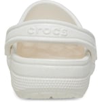 Crocs Unisex Men's and Women's Classic Sparkly Clog | Metallic and Glitter Shoes, White, 7 US