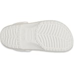 Crocs Unisex Men's and Women's Classic Sparkly Clog | Metallic and Glitter Shoes, White, 7 US