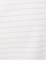 Crop Pijama Üstü Kısa Kollu Bisiklet Yaka Nakışlı Fitilli Viskon Karışımlı