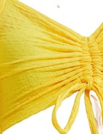 Crop Tişört Büzgülü
