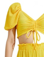Crop Tişört Büzgülü