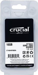 Crucial 16GB 260pin SODIMM DDR4 PC4-25600 NONECC