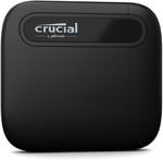 Crucial CT500X6SSD9 X6 500 GB Taşınabilir SSD – 540 MB/s'ye kadar – USB 3.2 – Harici Solid State Drive, USB-C - Seçenekler: X6 USB-C Portable SSD (up to 540 MB/s), X6 taşınabilir...