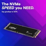 Crucial P3 1TB PCIe Gen3 3D NAND NVMe M.2 SSD, 3500 MB/s'ye kadar - CT1000P3SSD8