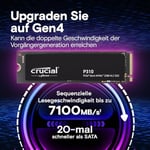 Crucial P310 1TB PCIe Gen4 NVMe M.2 SSD CT1000P310SSD8 (7100-6000 MBs)