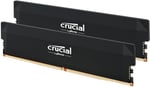 Crucial Pro DDR5 RAM 32GB Kit (2x16GB) 6000MHz CL36, Overclocking Gaming, Intel XMP 3.0 / AMD EXPO, PC Bilgisayar Belleği 32GB DDR5, Siyah - CP2K16G60C36U5B