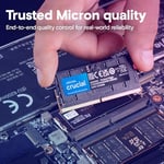 Crucial RAM 24 GB DDR5 5600 MHz (veya 5200 MHz veya 4800 MHz) dizüstü bellek CT24G56C46S5 - Seçenekler: 24GB, 16GB (2x8GB), 48GB