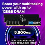 Crucial RAM CT16G48C40U5 16GB DDR5 4800MHz CL40 Masaüstü Bellek
